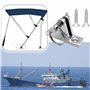 HJYDGJ Lot de 2 charnières pivotantes pour bateau en acier inoxydable - Pour bateau, baldaquin, pont pivotant