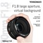 YONGNUO YN50MM Objectif Principal Standard YN50mm F1.8 Objectif Autofocus à grande Ouverture pour Appareil Photo Reflex Numériqu