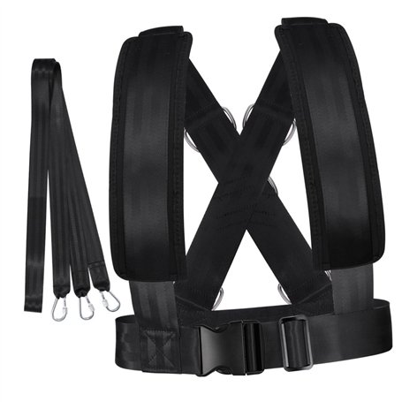 Harnais De Traîneau Ajustable Pour Entraînement De Résistance Ceinture De Fitness Pour Renforcement Musculaire Et Endurance Desi