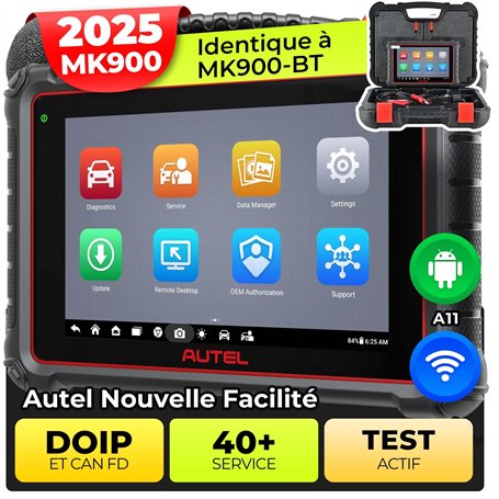 Autel MaxiCOM MK900 Scanner: 2024 Nouvelle Ver. de MX808S