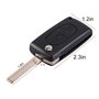 Heart Horse Coque de Clé Télécommande de Voiture Rechange à 2 Boutons pour Peugeot 207 307 3008 407 pour citroën C2 C3 C4 C5 C6 