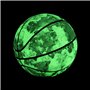 FEEL YAN Ballon de basket-ball lumineux holographique réfléchissant