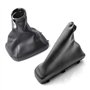 OTUAYAUTO Soufflet de Levier Vitesse Frein à Main en 100% Cuir véritable Couture Noire compatible pour Astra G