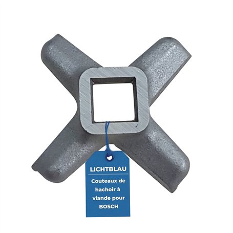 Lichtblau Couteau 620949 00620949 pour hachoir à viande Bosch I Couteau en croix pour MUM4