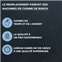 Lichtblau Pignon droit pour robot de cuisine Bosch 622182 00622182 I Roue dentée rechange pour entraînement engrenage MUM5 I Piè