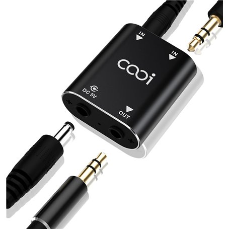 Cooidea 2 Channel Stereo Audio Mixer - Coquille en Métal