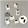 BuxiuGK 60 Pièces Mini Tableau Noir Bois Clip 4 x 2,2cm,Rectangle Mini Tableaux Mémo avec Pince pour Étiquette de Prix, Tableau