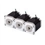 STEPPERONLINE 3 pièces Nema 23 moteur pas à pas bipolaire 1.8 degré 1.9Nm 3A 57x57x76mm 4 fils pour imprimante 3D / bricolage CN