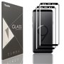 Tzstz 2 Pièces Verre Trempé pour Samsung Galaxy S9 Plus/S9+ Protection Écran ,3D Couverture Complète Film de Protection,Sans Bul