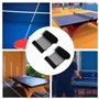 Lot de 2 filets de ping-pong noirs - Filet durable - Filet de rechange pour tables de tennis de table - Filet de tennis de table