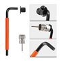 NOUJEN Kit d'outils de réparation de vélo,dissolvant de pédalier de vélo, Outil pour enlever la Cassette de vélo, démontage du p