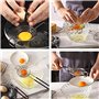 Séparateur de Jaune D'oeuf,Séparateur D'oeufs en Acier Inoxydable Egg Séparateur de Blancs Et Jaunes D'oeufs Egg Separator with