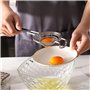 Séparateur de Jaune D'oeuf,Séparateur D'oeufs en Acier Inoxydable Egg Séparateur de Blancs Et Jaunes D'oeufs Egg Separator with