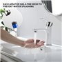 10 Pièces Mousseur Robinet,Aérateur de D'eau Cuisine Embout Bain Salle Economiseur Filtre Plastique Robinets Avec 2 Clé d'Aérate