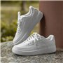 Lacets,Lacet de Chaussures Basket Air Blanc Ruban Satin en Fluffy Chaussure Plats Baskets Laces des Fixation Corde Shoelace Soie