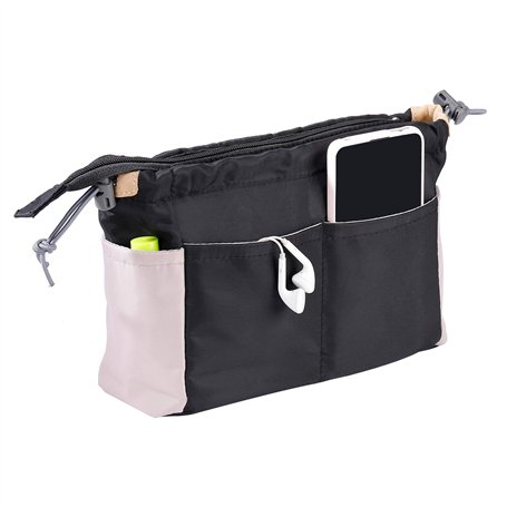 Organiseur de Sac avec Fermeture éclair et Coulisse