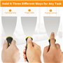8 Pièces Couteau à Enduire - Spatules en Acier Inoxydable - Spatule Bricolage - Couteaux à Enduire avec Manche en Plastique (25/