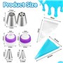 47 Set de Douilles Patisserie Russes - Kit Patisserie - Ustensiles à Pâtisserie - Accessoire Patisserie - Set de Douille Patisse