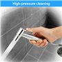 Douchette WC Bidet Toilette – Kit Douchette WC Haute Pression avec Robinet 2 Sorties et Tuyau 1,5M, Économie d’eau, Pommeau Ergo