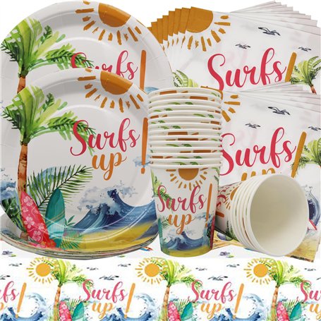 Vaisselle de fête de plage