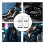 100 Pièces Rivets Carrés en Métal pour Cuir,Clous Pyramidaux Style Punk,pour Maroquinerie, Vêtements, Sacs et Accessoires Ceintu