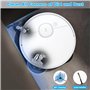 lompyeu Kit d'accessoires 24 pièces pour ECOVACS DEEBOT T30 PRO OMNI / T30 OMNI Aspirateur Robot，1 Brosse Principale,1 petite br