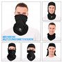 Botack Guêtres pour le visage Protection UV Anti-poussière Cagoule Cyclisme Course Golf Randonnée, Lot de 2.