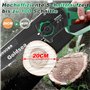 8 Pouces Mini Tronçonneuse à Batterie Avec Batterie 8000mAh Goldsea Tronçonneuse Électrique sans Fil Avec Graisseur Automatique 