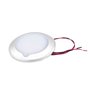 Namvo 12v RV Bateau 9.5cm Dimmable Panneau LED Plafonniers avec Bouton Tactile Blanc Chaud 3000K 2.4W 800LM Remorque Intérieur L