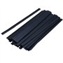 CENPEK Lot de 20 tiges de soudure en plastique pour réparation de kayak TPO TEO et PP Bumper - Ruban plat - Noir