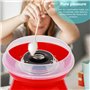 Machine à Barbe à Papa, 450w Cotton Candy Machine pour La Maison Barbe a Papa Appareil avec Cuillère Et 10 Bâtonnets Facile à Ut