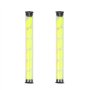 ANCLLO Lot de 6 indicateurs de forme d'olive en mousse flottante Jaune fluo
