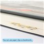 150 Pcs Petits Trombones En Métal, Marque-Pages Dorés En Forme De Goutte d'Eau Mini Trombones En Acier Inoxydable Pour Bureau Li