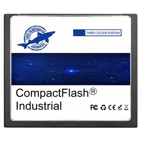Dogfish Carte Compact Flash 2Go Mémoire CF Type I Haute Performance FAT16 pour Équipements Industriels et Appareils Photo Numéri