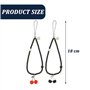 Lot de 2 Breloque Perlée pour Téléphone avec Accents de Cerise, Cordon Telephone Portable Bijoux