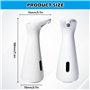 Distributeur de savon automatique - 200 ml - Distributeur de savon électrique sans contact - Avec capteur infrarouge - Pour sall