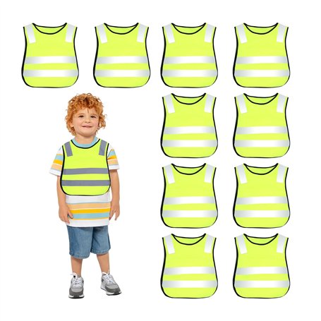 BORDEAG 10 Pièces Gilet De Sécurité pour Enfant