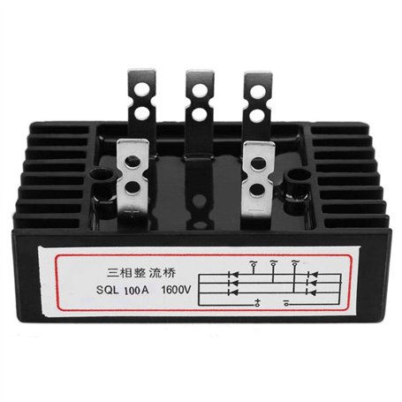 Pont Redresseur Triphasé à Diodes SQL100A 1600V Conversion CA/CC à Courant Alternatif de