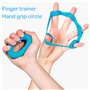 CHUANGOU 6 Pièces Main Musculation,Anneaux de préhension ,pour l'exercice de Préhension,pour Une Rééducation, Réduire la Douleur