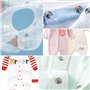 100 kits Boutons-Pression en Métal,pince bouton pression,pour la couture de vêtements pour bébé enfant, bricolage sac, vestes, j