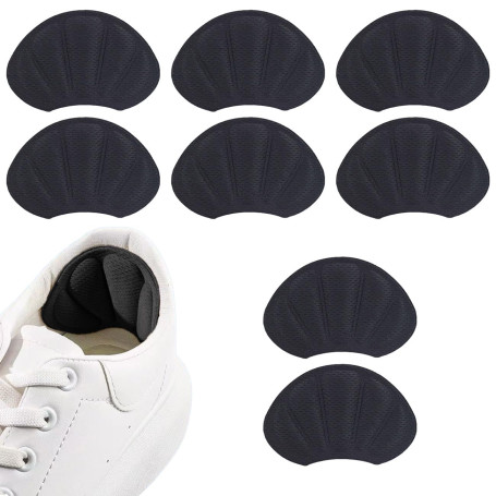 Auriselle 4 Paires de Talonnettes Souples Antidérapantes pour Talonnettes Invisibles Antidérapantes pour Chaussures pour Femmes