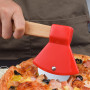 Forreen 3 Pièces Découpe Pizza Professionnel Inox Multifonction Hache Couteau à Pizza avec