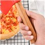 Roulette à Pizza en Acier Inoxydable,Forreen 3 Pièces Découpe Pizza Professionnel Inox Multifonction Hache Couteau à Pizza avec