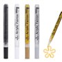 iLamdeetek Lot de 4 Marqueur Peinture Acrylique