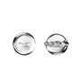 inodiref 100 Pièces Badge Rond Epingle Support Broche Badge de Bouton 20mm pour Un Excellent Cadeau pour DIY Accessoires Graduat