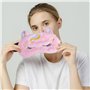 3 Pièces Licorne Masques de Sommeil Kit, Yeux Masque, Yeux Bandés pour Femmes Filles Enfants Moelleux Maison Lit Voyager Vol De 