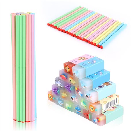 PBUSPU 20x Crayons Set