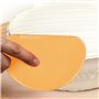 3 Pièces Corne Patisserie,Grattoir à Pâte en Plastique Coupe pâte,Plastique Racloir Patisserie Spatules pour Pain Cuisine, Pâtis