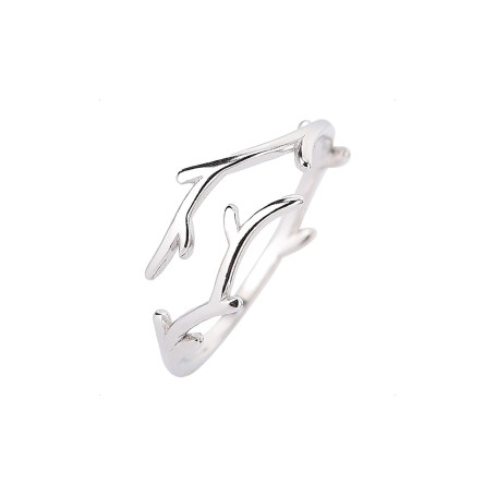 KONFEN Bague Reglable Argent 925