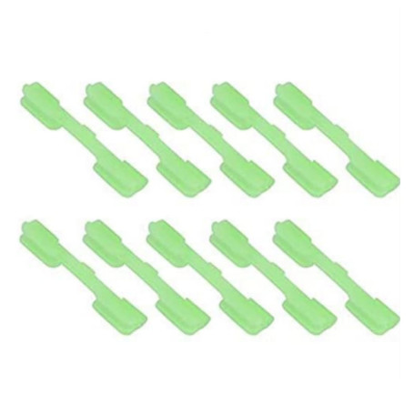 VIFERR Clip de Lumière de Pêche - 40 Pièces Pêche de Nuit Flotteur Astuce Lumière Clip Fluorescent Lumineux pour Canne à Pêche